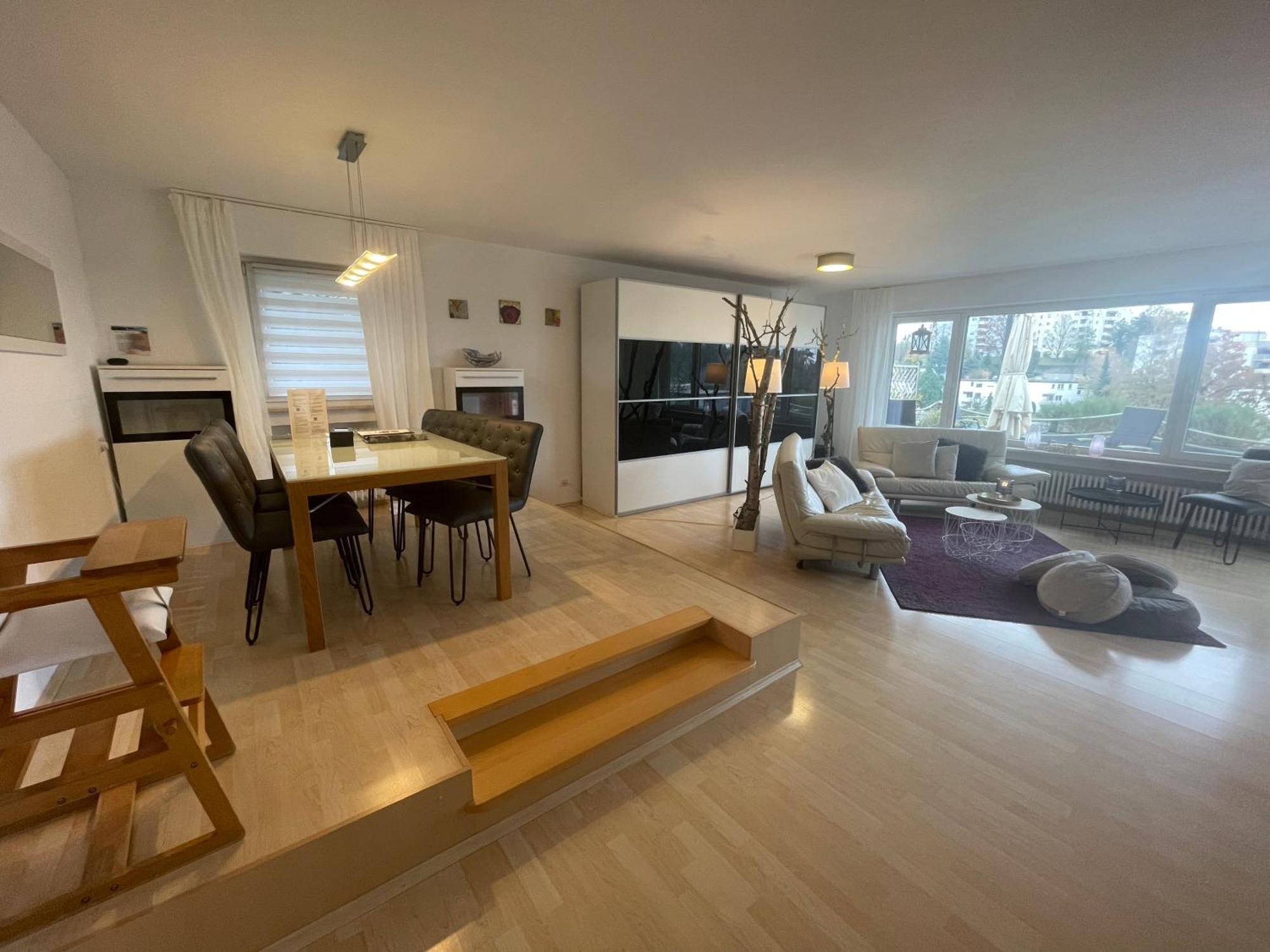 Penthouse - 3 Schlafzimmer- Sonnige Dachterrasse -Whirlpool & Alpenblick - Perfekt Fuer Romantik Oder Familienurlaub Mit Kind, Hund Willkommen - By Ferienwohnenamsee - Uberlingen Bagian luar foto
